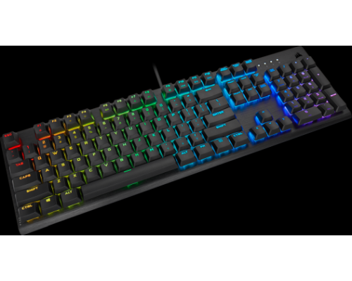 Игровая клавиатура Corsair Gaming™ CORSAIR K60 RGB PRO Low Profile Mechanical Gaming Keyboard, Backlit RGB LED, CHERRY MX Low Profile SPEED, Black