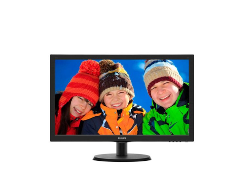 Монитор жидкокристаллический PHILIPS Монитор LCD 21.5'' [16:9] 1920х1080(FHD) TFT, nonGLARE, nonTOUCH, 250cd/m2, H170°/V160°, 1000:1, 10M:1, 16.7M, 5ms, VGA, HDMI, Tilt, 3Y, Black