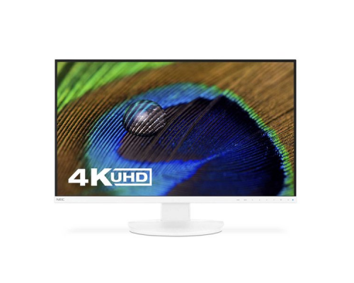 Монитор жидкокристаллический NEC Монитор LCD 27'' [16:9] 3840x2160(UHD 4K) IPS, nonGLARE, 350cd/m2, H178°/V178°, 1300:1, 9000:1, 16.7M, 5ms, 2xHDMI, DP, USB-C, USB-Hub, Height adj, Pivot, Tilt, Swivel, Speakers, 3Y, White