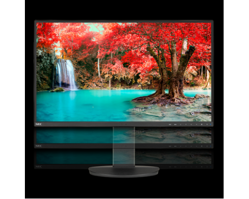 Монитор NEC 27 EA271Q-Bk LCD Bk/Bk (PLS; 16:9; 350cd/m2; 1000:1/7000:1; 6ms; 2560x1440; 178/178; DVI; HDMI; DP; DP out; USB; HAS 150mm; Swiv; Tilt; Pivot; Human Sensor; Spk 2x1W)