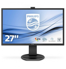 Монитор жидкокристаллический PHILIPS Монитор LCD 27'' [16:9] 1920х1080(FHD) IPS, nonGLARE, 250cd/m2, 178°/178°, 1000:1, 50М:1, 16.7M, 5ms, VGA, DVI, HDMI, DP, USB-Hub, Height adj, Pivot, Tilt, Swivel, Speakers, 3Y, Black                              