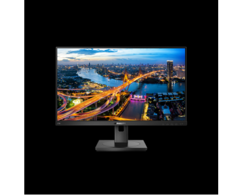 Монитор жидкокристаллический Philips Монитор LCD 27'' [16:9] 3840x2160(UHD 4K) IPS, nonGLARE, 350cd/m2, H178°/V178°, 1000:1, 50M:1, 1.07B, 4ms, 2xHDMI, DP, USB-Hub, Height adj, Tilt, Swivel, Speakers, 3Y, Black