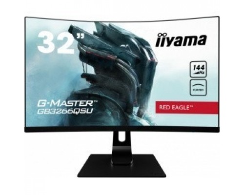 Монитор жидкокристаллический Iiyama Монитор LCD 32' 16:9 2560 x 1440 VA, nonGLARE, 400cd/m2, 144Hz,  H178°/V178°, 3000:1, 80М:1, 16.7M Color, 1ms,HDMIx2, DPx2, USBx4, Tilt, Speakers, 3Y, Black