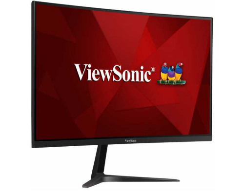 Монитор жидкокристаллический ViewSonic Монитор LCD 27'' [16:9] 1920х1080(FHD) VA, Curved, GLARE, 250cd/m2, H178°/V178°, 4000:1, 80M:1, 16,7 миллионов цветов, 1ms, 2xHDMI, DP, Tilt, Speakers, 3Y, Black