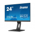 Монитор жидкокристаллический Iiyama Монитор LCD 24'' [16:9] 1920х1080(FHD) IPS, nonGLARE, 250cd/m2, H178°/V178°, 1000:1, 80M:1, 16,7 миллионов цветов, 4ms, VGA, HDMI, DP, USB-Hub, Height adj, Pivot, Tilt, Swivel, Speakers, Audio out, 3Y, Black