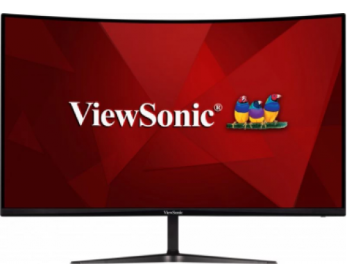 Монитор жидкокристаллический ViewSonic Монитор LCD 32'' [16:9] 1920х1080(FHD) VA, Curved, nonGLARE, 300cd/m2, H178°/V178°, 4000:1, 80M:1, 16,7 миллионов цветов, 1ms, VGA, 2xHDMI, DP, Tilt, Speakers, 3Y, Black