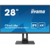 Монитор жидкокристаллический Iiyama Монитор LCD 28'' [16:9] 3840x2160(UHD 4K) IPS, nonGLARE, 300cd/m2, H178°/V178°, 1000:1, 80M:1, 1,07 миллиардов цветов, 3ms, VGA, HDMI, DP, USB-Hub, Height adj, Tilt, Swivel, Speakers, 3Y, Black