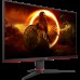 Монитор жидкокристаллический AOC Монитор LCD 23.8'' [16:9] 1920х1080(FHD) IPS, nonGLARE, 350cd/m2, H178°/V160°, 1000:1, 80M:1, 16.7M, 0,5 ms, VGA, 2xHDMI, DP, Height adj, Tilt, Swivel, Speakers, Curved, 2Y, Black-Red