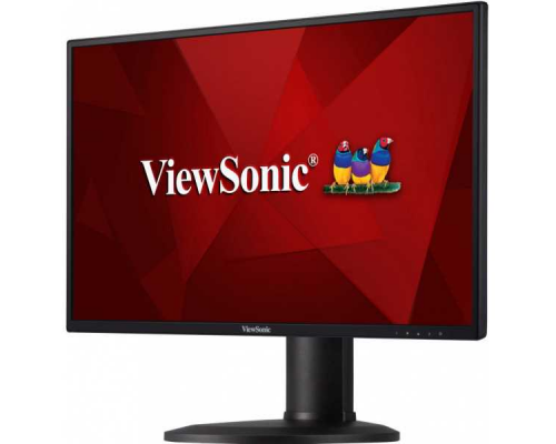 Монитор жидкокристаллический ViewSonic Монитор LCD 23.8'' [16:9] 1920х1080(FHD) IPS, nonGLARE, 250cd/m2, H178°/V178°, 1000:1, 50M:1, 16.7M, 5ms, VGA, HDMI, DP, Height adj, Pivot, Tilt, Swivel, Speakers, 3Y, Black