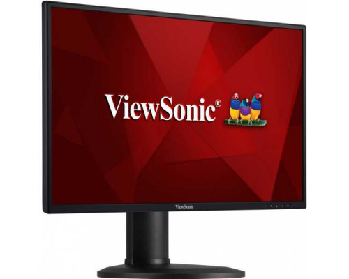 Монитор жидкокристаллический ViewSonic Монитор LCD 23.8'' [16:9] 1920х1080(FHD) IPS, nonGLARE, 250cd/m2, H178°/V178°, 1000:1, 50M:1, 16.7M, 5ms, VGA, HDMI, DP, Height adj, Pivot, Tilt, Swivel, Speakers, 3Y, Black