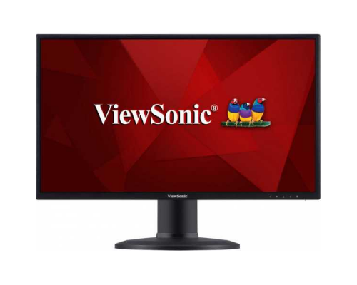 Монитор жидкокристаллический ViewSonic Монитор LCD 23.8'' [16:9] 1920х1080(FHD) IPS, nonGLARE, 250cd/m2, H178°/V178°, 1000:1, 50M:1, 16.7M, 5ms, VGA, HDMI, DP, Height adj, Pivot, Tilt, Swivel, Speakers, 3Y, Black