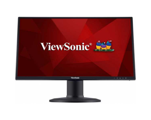 Монитор жидкокристаллический ViewSonic Монитор LCD 23.8'' [16:9] 1920х1080(FHD) IPS, nonGLARE, 250cd/m2, H178°/V178°, 1000:1, 50M:1, 16.7M, 5ms, VGA, HDMI, DP, Height adj, Pivot, Tilt, Swivel, Speakers, 3Y, Black