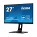 Монитор жидкокристаллический Iiyama Монитор LCD 27'' [16:9] 2560х1440(WQHD) IPS, nonGLARE, 350cd/m2, H178°/V178°, 1000:1, 80M:1, 1,07 миллиардов цветов, 4ms, VGA, HDMI, DP, USB-Hub, Height adj, Pivot, Tilt, Swivel, Speakers, 3Y, Black