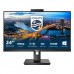 Монитор жидкокристаллический Philips Монитор LCD 23.8'' [16:9] 1920х1080(FHD) IPS, nonGLARE, 250cd/m2, H178°/V178°, 1000:1, 50M:1, 16,7 миллионов цветов, 4ms, HDMI, DP, USB-Hub, Height adj, Tilt, Swivel, Speakers, 3Y, Black