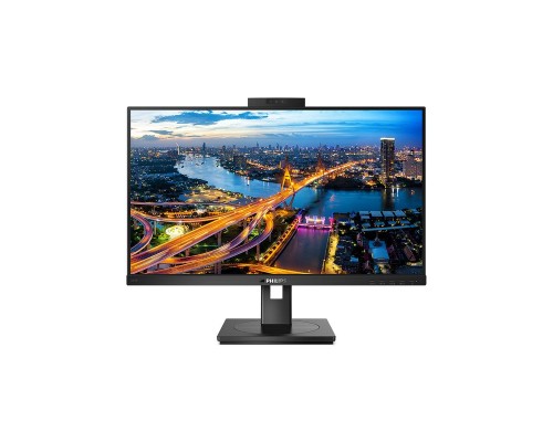 Монитор жидкокристаллический Philips Монитор LCD 23.8'' [16:9] 1920х1080(FHD) IPS, nonGLARE, 250cd/m2, H178°/V178°, 1000:1, 50M:1, 16,7 миллионов цветов, 4ms, HDMI, DP, USB-Hub, Height adj, Tilt, Swivel, Speakers, 3Y, Black