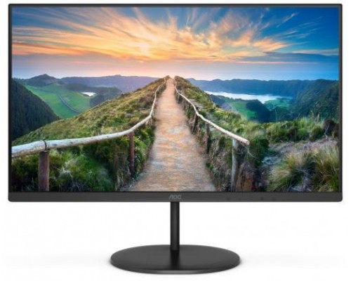 Монитор жидкокристаллический AOC Монитор LCD 27'' 16:9 3840x2160(UHD 4K) IPS, nonGLARE, 350cd/m2, H178°/V178°, 1000:1, 80M:1, 1.07B, 4ms, VGA, DVI, HDMI, DP, USB-Hub, Height adj, Pivot, Tilt, Swivel, Speakers, Audio out, 3Y, Black