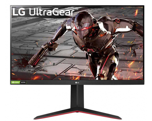 Монитор жидкокристаллический LG Монитор LCD 31.5'' [16:9] 1920х1080(FHD) VA, nonGLARE, 300cd/m2, H178°/V178°, 3000:1, 16.7M, 1ms, 2xHDMI, DP, Tilt, 2Y, Black