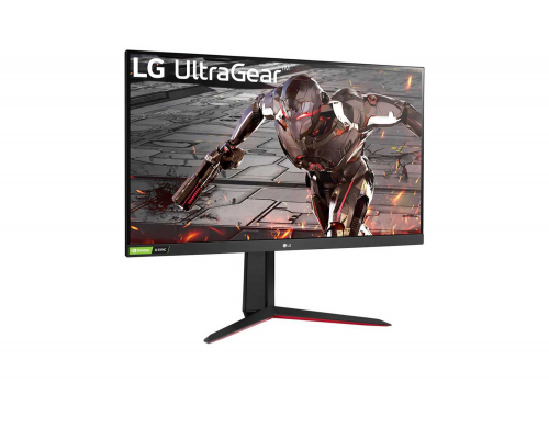 Монитор жидкокристаллический LG Монитор LCD 31.5'' [16:9] 1920х1080(FHD) VA, nonGLARE, 300cd/m2, H178°/V178°, 3000:1, 16.7M, 1ms, 2xHDMI, DP, Tilt, 2Y, Black