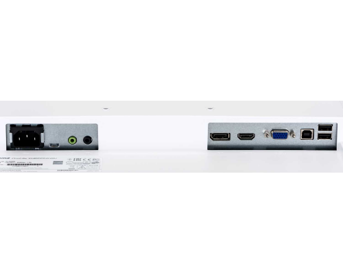 Монитор жидкокристаллический Iiyama Монитор LCD 21.5'' [16:9] 1920х1080(FHD) VA, nonGLARE, 250cd/m2, H178°/V178°, 3000:1, 80M:1, 16.7M, 4ms, VGA, HDMI, DP, USB-Hub, Height adj, Pivot, Tilt, Swivel, Speakers, Audio out, 3Y, Black-White