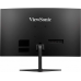 Монитор жидкокристаллический ViewSonic Монитор LCD 27'' [16:9] 1920х1080(FHD) VA, Curved, GLARE, 250cd/m2, H178°/V178°, 4000:1, 80M:1, 16,7 миллионов цветов, 1ms, 2xHDMI, DP, Tilt, Speakers, 3Y, Black