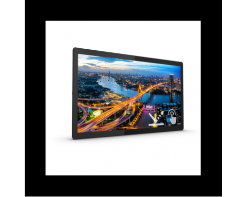 Монитор жидкокристаллический Philips Монитор LCD 23.8'' [16:9] 1920х1080(FHD) IPS, nonGLARE, TOUCH, 250cd/m2, H178°/V178°, 1000:1, 50M:1, 16.7M, 4ms, VGA, DVI, 1,4, 1,2, USB-Hub, Height adj, Tilt, Swivel, Speakers, 3Y, Black