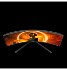 Монитор жидкокристаллический AOC Монитор LCD 31.5'' 16:9 1920х1080(FHD) VA, Curved, nonGLARE, 250cd/m2, H178°/V178°, 3000:1, 80M:1, 16.7M, 1ms, VGA, 2xHDMI, DP, Tilt, Speakers, 3Y, Black-Red                                                            