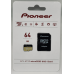 Модуль памяти Pioneer Карта памяти Pioneer MicroSD Card, Cl10/UHS1/U1,64GB