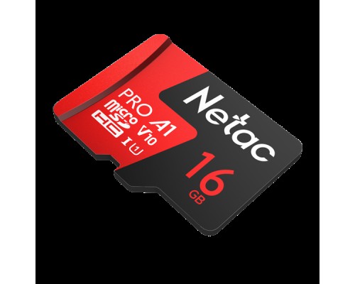Флеш-накопитель NeTac Карта памяти Netac MicroSD card P500 Extreme Pro 16GB, retail version w/SD adapter