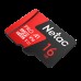 Флеш-накопитель NeTac Карта памяти Netac MicroSD card P500 Extreme Pro 16GB, retail version w/SD adapter