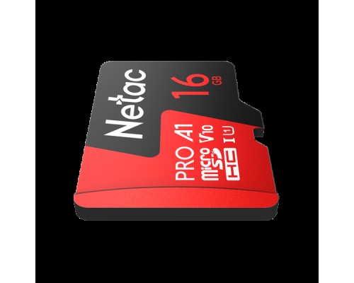 Флеш-накопитель NeTac Карта памяти Netac MicroSD card P500 Extreme Pro 16GB, retail version w/SD adapter