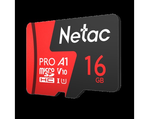 Флеш-накопитель NeTac Карта памяти Netac MicroSD card P500 Extreme Pro 16GB, retail version w/SD adapter