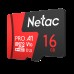 Флеш-накопитель NeTac Карта памяти Netac MicroSD card P500 Extreme Pro 16GB, retail version w/SD adapter