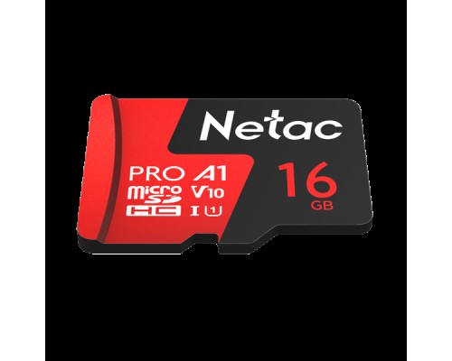 Флеш-накопитель NeTac Карта памяти Netac MicroSD card P500 Extreme Pro 16GB, retail version w/SD adapter