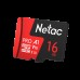 Флеш-накопитель NeTac Карта памяти Netac MicroSD card P500 Extreme Pro 16GB, retail version w/SD adapter