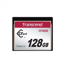 Флеш-накопитель Transcend Карта памяти Transcend CFX650 128Gb CFast 2.0 Скорость чтения/записи 510/370 МБ/с                                                                                                                                               