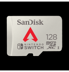 Флеш-накопитель SanDisk Карта памяти SanDisk microSDXC card for Nintendo Switch, Apex Legends - 128GB, up to 100MB/s Read, 60MB/s Write, U3, C10, A1, UHS-1                                                                                               