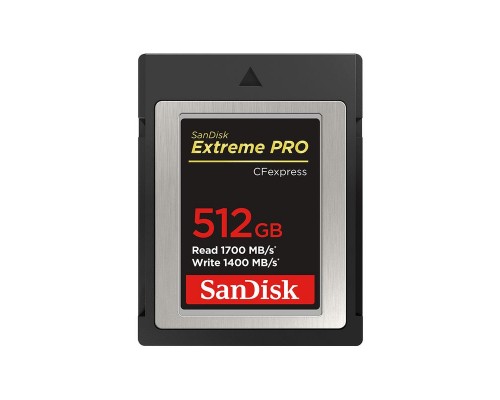 Флеш-накопитель Sandisk Карта памяти SanDisk Extreme PRO CFexpress Card Type B, 512GB, 1700MB/s Read, 1200MB/s Write