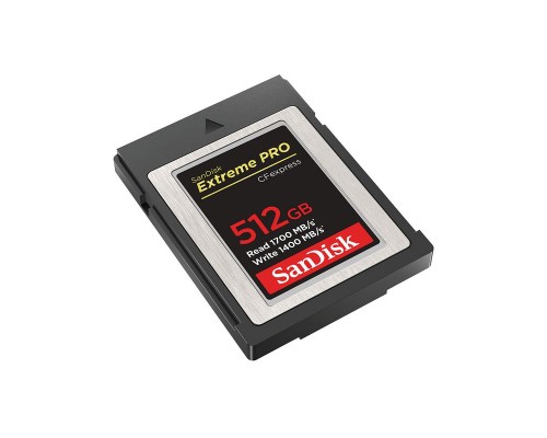 Флеш-накопитель Sandisk Карта памяти SanDisk Extreme PRO CFexpress Card Type B, 512GB, 1700MB/s Read, 1200MB/s Write