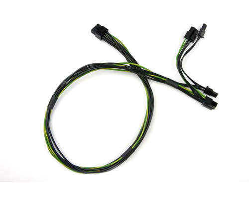 Кабель SuperMicro 8 pin to two 6+2 pin 12V GPU power cable, 65 cm 16/20 AWG,HF,RoHS/REACH,PBF