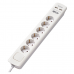 Блок розеток Tripp Lite 6-Outlet Surge Protector with USB Charging - German Type F Schuko Outlets, 220-250V, 16A, Schuko Plug, White