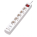 Блок розеток Tripp Lite 5-Outlet Power Strip with USB-A Charging - Schuko Outlets, 220-250V, 16A, 3 m Cord, Schuko Plug, White