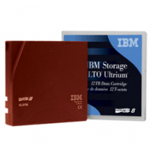 Магнитная лента (незаписанная) IBM Ultrium LTO8 Tape Cartridge - 12/30TB with Label (1 pcs)                                                                                                                                                               