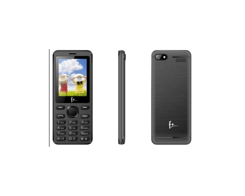 Телефон сотовый F+ S240 Dark Grey, 2.4'' 240х320, 32MB RAM, 32MB, up to 16GB flash, 0.08Mpix, 2 Sim, BT v2.1, Micro-USB, 1000mAh, 104g, 125 ммx53 ммx9,2 мм