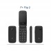 Телефон сотовый f+ Flip2 Black, 2.4'' 240х320, 32MB RAM, 32MB, up to 32GB flash, 0.08Mpix, 2 Sim, BT v3.0, Micro-USB, 750 мА·ч, 100g, 106,3 ммx51,5 ммx15,2 мм