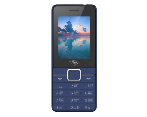 Телефон сотовый Itel Blue, 2.4'' 320x240, 64MB RAM, 64MB, up to 32GB flash, 1.3Mpix, 3 Sim, GSM 900/1800, BT v2.1, Micro-USB, 2500mAh, Mocor 12, 70g, 127 ммx55 ммx15 мм