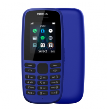 Телефон сотовый Nokia 105 SS TA-1203 BLUE, 1.77'' 160x120, 4MB RAM, 4MB, 1 Sim, 2G, Micro-USB, 800mAh, 74,04 г, 119 ммx49,2 ммx14,4 мм                                                                                                                    