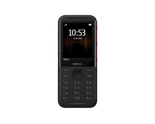 Телефон сотовый Nokia NOKIA 5310 DS TA-1212 BLACK/RED, 2.4'', 1 Core, 16MB + 8MB (ROM/RAM), Micro SD, up to 32GB flash, 2 Sim, GSM 900/1800/1900, BT v3.9, WAP 2.0, GPRS, EDGE, HSCSD, Micro-USB, 1200mAh, Series 30+, 88,2g, 52,4x123,7x13,1