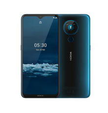 Смартфон Nokia NOKIA 5.3 DS TA-1234 3/64 CYAN, 6.55'' 1600x720, 1.8GHz, 8 Core, 3GB RAM, 64GB, up to 512GB flash, 13 МП + 2 МП + 5 МП + 2 МП/8Mpix, 2 Sim, 2G, 3G, LTE, BT v5.0, Wi-Fi, NFC, GPS, Beidou, Glonass, Type-C, 4000mAh, Android 10, 164,3 мм x