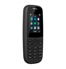 Телефон сотовый Nokia 105 SS TA-1203 EAC_NOCHGR BLACK, 1.77'' 160x120, 4MB RAM, 4MB, 1 Sim, 2G, Micro-USB, 800mAh, 74,04 г, 119 ммx49,2 ммx14,4 мм                                                                                                        
