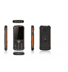 Телефон сотовый F+ R280 Black-orange                                                                                                                                                                                                                      